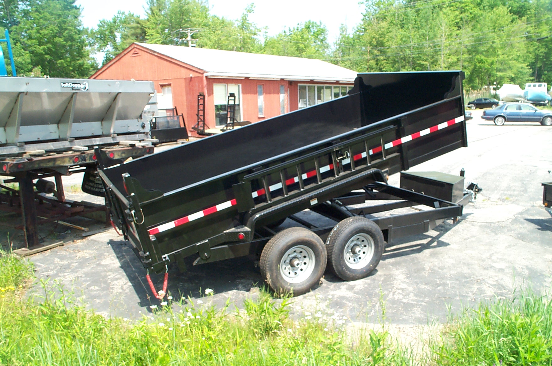 DUMP TRAILERS. 12’, 14’, 16 Ft. Twin Piston, DUMP TRAILERS. 12’